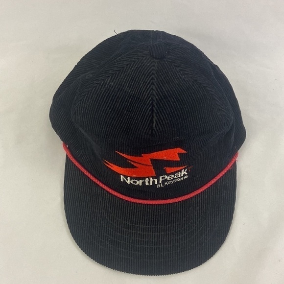 Vintage North Peak At Keysotne Corduroy Cap Hat - Picture 3 of 10